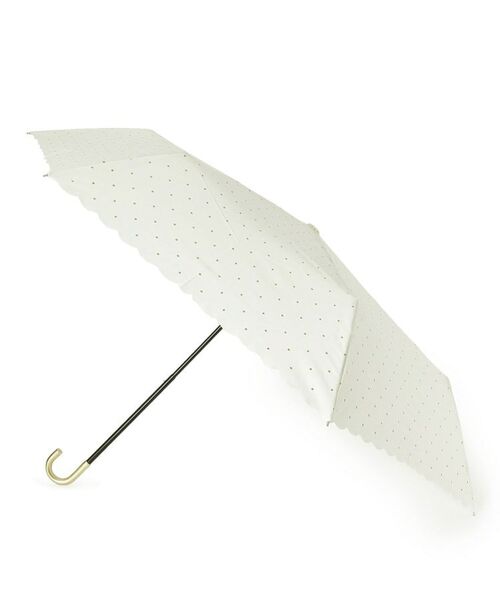 ESPERANZA / エスペランサ 傘 | 売切終了★【晴雨兼用】ドットグリッターヒートカット折り畳み傘 | 詳細1