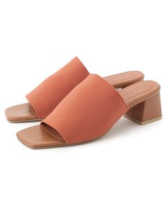 ESPERANZA / エスペランサ サンダル | ◆【KLC BY esp】ニットアッパー中寸ヒールサンダル