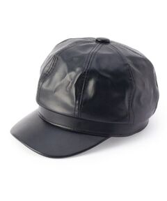 ESPERANZA / エスペランサ ハンチング・キャスケット・ベレー帽 | レザー風キャスケット
