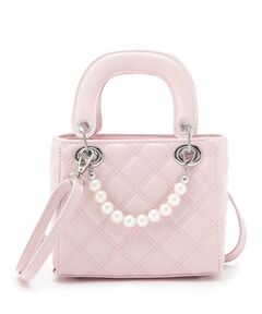 ESPERANZA / エスペランサ ハンドバッグ | パール付きキルティングバッグ