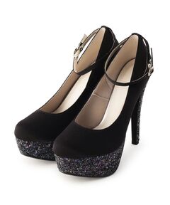 ESPERANZA / エスペランサ パンプス | 14cmヒール2WAYグリッター厚底パンプス