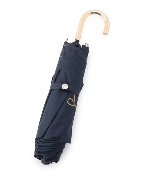 ESPERANZA / エスペランサ 傘 | 【晴雨兼用】PUヒートカットリボンプリント折り畳み傘 | 詳細2