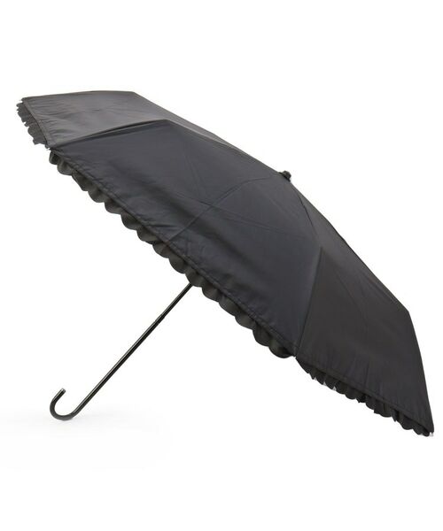 ESPERANZA / エスペランサ 傘 | 【晴雨兼用】PUヒートカットフリル折り畳み傘 | 詳細1