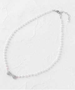 ESPERANZA / エスペランサ ネックレス・ペンダント・チョーカー | リボン×フェイクパールネックレス