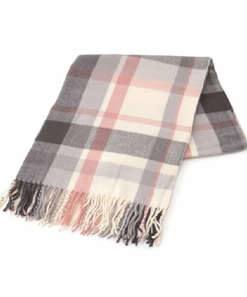 ESPERANZA / エスペランサ マフラー・ショール・スヌード・ストール | 【防寒】あったかチェック柄の大判ストール | 詳細8