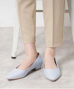 【超美品】着用少 ヒルズアベニュー ローヒールパンプス 定価2.5万円 高島屋 ヒルズアヴェニュー オンラインストア ミシャ ヒール(22