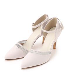 ESPERANZA / エスペランサ パンプス | アンクルストラップレースコンビパンプス