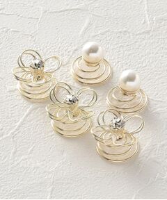 ESPERANZA / エスペランサ ヘアアクセサリー | 入学卒業 お呼ばれ フラワーヘアアレンジ ヘアチャーム セット