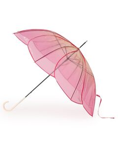 クリアアンブレラ／フローラルブーケ【長傘/雨傘/ビニール傘/通勤/通学】