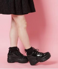 ESPERANZA / エスペランサ スニーカー | ＜脱ぎ履きしやすい＞ファスナー付厚底スニーカー