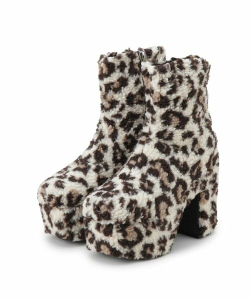 ESPERANZA / エスペランサ ブーツ（ショート丈） | スクウェアヒールストレッチブーツ（ブロンズ(008)）