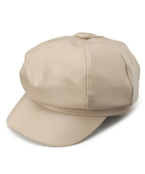 ESPERANZA / エスペランサ ハンチング・キャスケット・ベレー帽 | フェイクレザーキャスケット | 詳細1