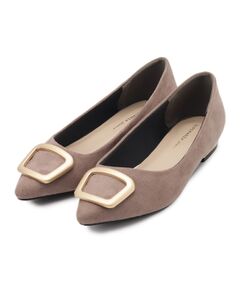 ESPERANZA / エスペランサ フラットシューズ | モチーフフラットヒールパンプス【ESPERANZA_blanca】