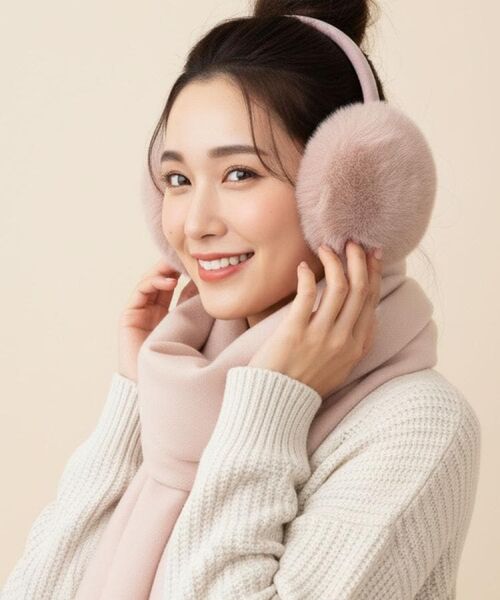 ESPERANZA / エスペランサ ネックウォーマー・イヤーマフ | 【防寒】もふもふあったか　太アームのイヤーマフ | 詳細4