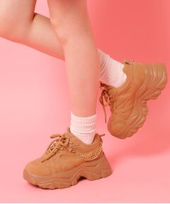 ESPERANZA / エスペランサ スニーカー | 【2WAYチェーン付き】軽量ボリュームソール厚底スニーカー