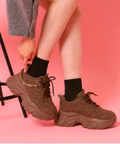 ESPERANZA / エスペランサ スニーカー | 【2WAYチェーン付き】軽量ボリュームソール厚底スニーカー