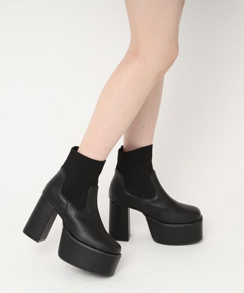 ESPERANZA / エスペランサ ブーツ(ショート丈) | 厚底ニットブーツ | 詳細11