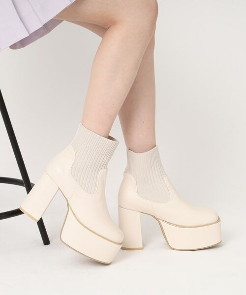 ESPERANZA / エスペランサ ブーツ(ショート丈) | 厚底ニットブーツ | 詳細19
