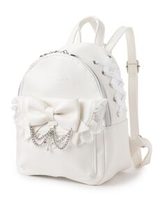 ESPERANZA / エスペランサ リュック・バックパック | 十字架×チェーンリボンフリルミニリュック