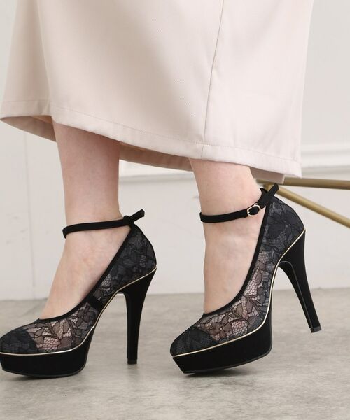 ESPERANZA / エスペランサ パンプス | 2WAY超ハイヒール厚底パンプス（ブラック(919)）