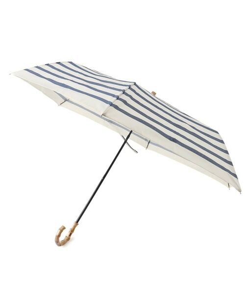 ESPERANZA / エスペランサ 傘 | 紫外線遮蔽率90％以上 晴雨兼用 日傘 折りたたみ UVカット 紫外線対策 熱中症対策 バンブーハンドル ボーダー傘 | 詳細1