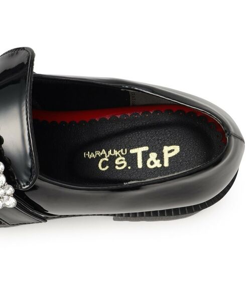 ESPERANZA / エスペランサ パンプス | 厚底キラキラストーンバックル ローファーパンプス | 詳細19