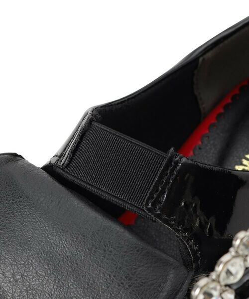 ESPERANZA / エスペランサ パンプス | 厚底キラキラストーンバックル ローファーパンプス | 詳細21