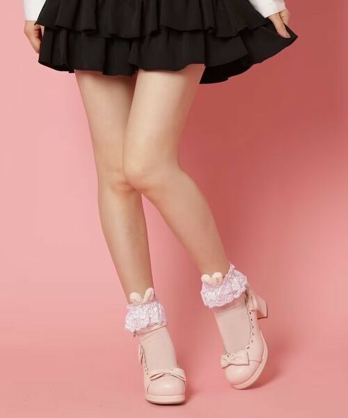 ESPERANZA / エスペランサ ソックス | ウサ耳×レース付きソックス | 詳細6