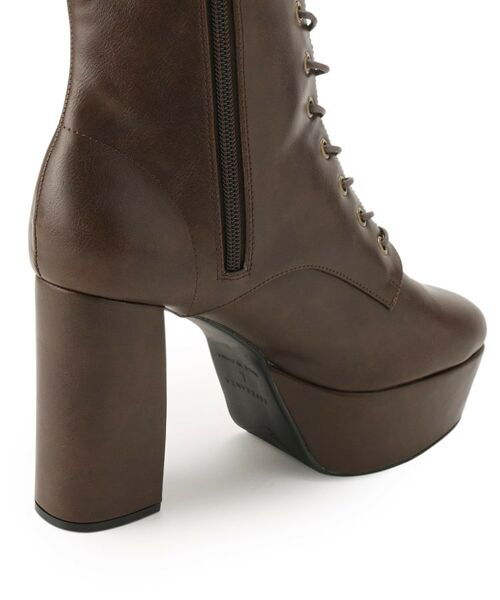 ESPERANZA / エスペランサ ブーツ(ショート丈) | 【ラク盛り/ロングブーツ】リピーター続出/脚長美脚 レースアップロングブーツ | 詳細25