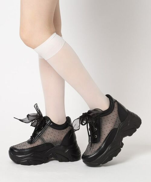 ESPERANZA / エスペランサ スニーカー | きゅんフィットインソールチュールリボンスニーカー | 詳細26