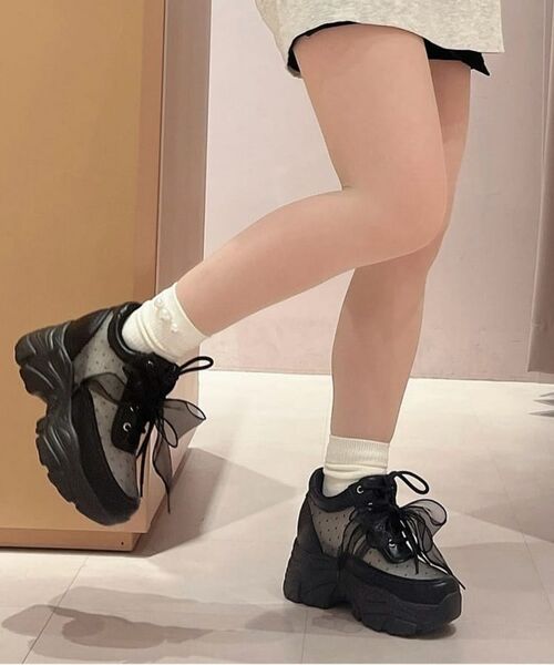 ESPERANZA / エスペランサ スニーカー | きゅんフィットインソールチュールリボンスニーカー | 詳細29