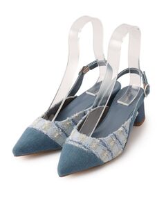 ESPERANZA / エスペランサ パンプス | ポインテッド切り替えバックストラップ