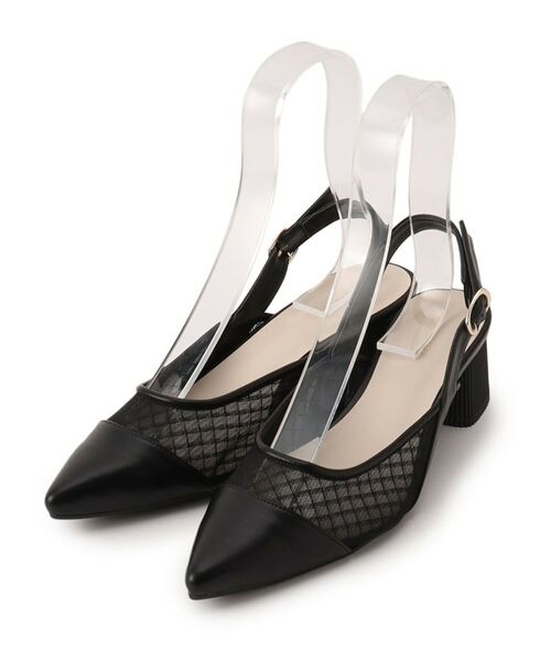 ESPERANZA / エスペランサ パンプス | ポインテッド切り替えバックストラップ | 詳細1