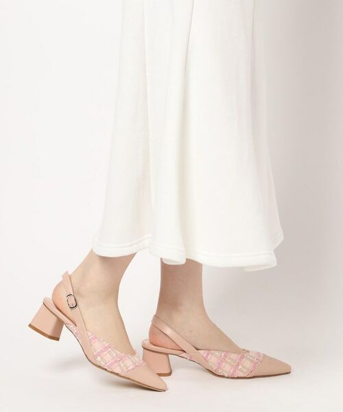 ESPERANZA / エスペランサ パンプス | ポインテッド切り替えバックストラップ | 詳細18