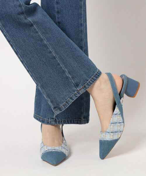 ESPERANZA / エスペランサ パンプス | ポインテッド切り替えバックストラップ | 詳細21