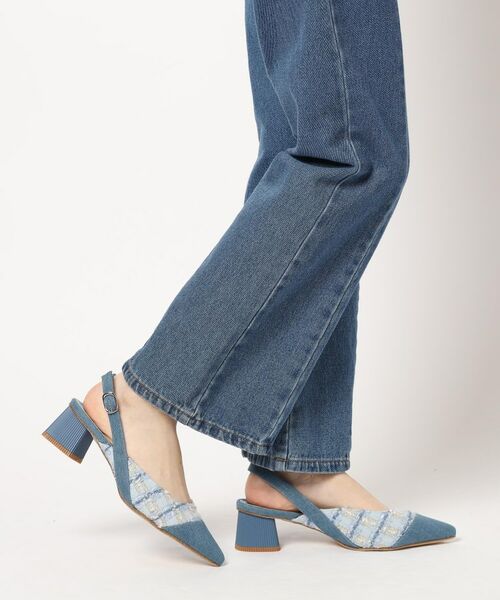 ESPERANZA / エスペランサ パンプス | ポインテッド切り替えバックストラップ | 詳細23