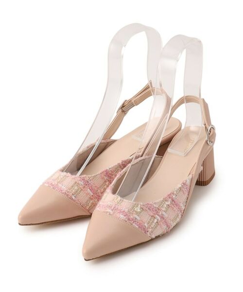 ESPERANZA/エスペランサ ポインテッド切り替えバックストラップ ピンク(972) M(23.0cm-23.5cm) ESPERANZA/エスペランサ ポインテッド切り替えバックストラップ ピンク(972) M(23.0cm-23.5cm)