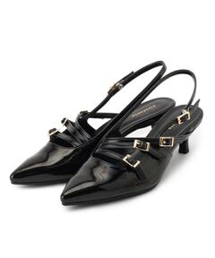 ESPERANZA / エスペランサ パンプス | バックストラップミドルヒールパンプス