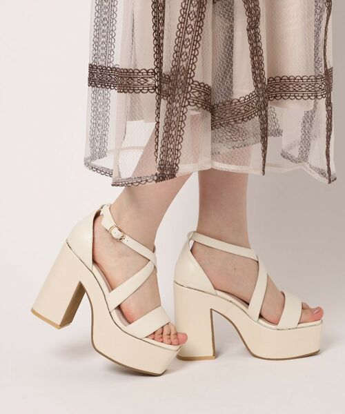 ESPERANZA / エスペランサ サンダル | 【ラク盛り／サンダル】リピーター続出／脚長美脚　クロスストラップサンダル | 詳細1