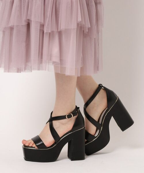 ESPERANZA / エスペランサ サンダル | 【ラク盛り／サンダル】リピーター続出／脚長美脚　クロスストラップサンダル | 詳細7
