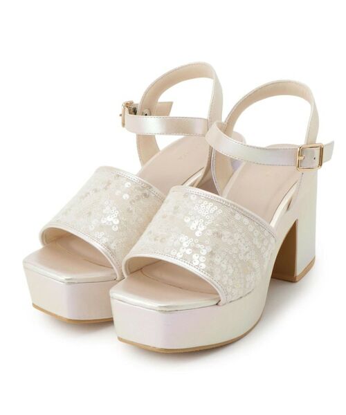 ESPERANZA / エスペランサ サンダル | 【ラク盛り／サンダル】リピーター続出／脚長美脚　スパンコール厚底サンダル | 詳細1