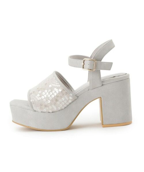 ESPERANZA / エスペランサ サンダル | 【ラク盛り／サンダル】リピーター続出／脚長美脚　スパンコール厚底サンダル | 詳細3