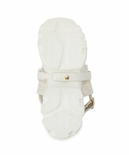 ESPERANZA / エスペランサ サンダル | ツイード風フラワーベルトスポサン | 詳細7