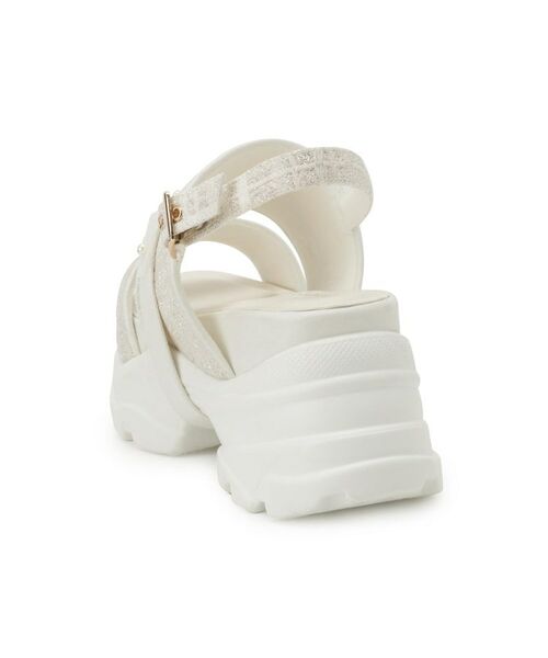 ESPERANZA / エスペランサ サンダル | ツイード風フラワーベルトスポサン | 詳細8