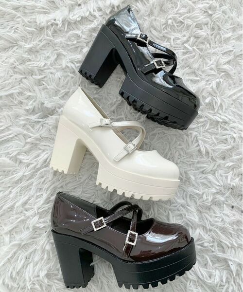 ESPERANZA / エスペランサ パンプス | 厚底キラキラダブルストラップパンプス | 詳細23