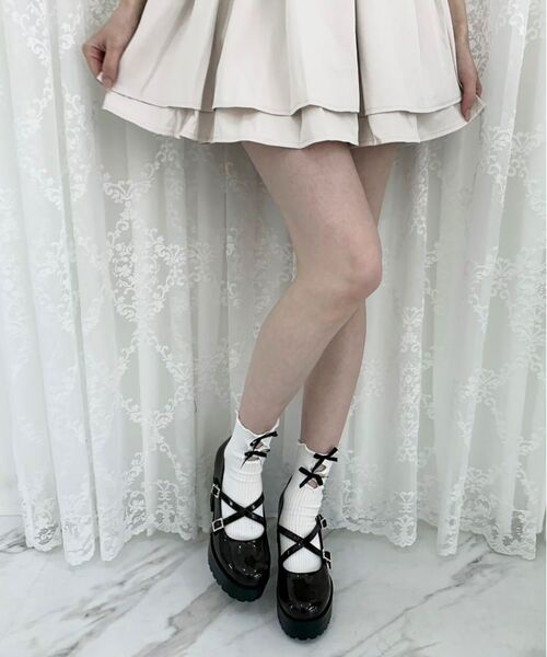 ESPERANZA / エスペランサ パンプス | 厚底キラキラダブルストラップパンプス | 詳細24