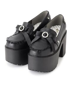 ESPERANZA / エスペランサ パンプス | 厚底リボン付きフリルパンプス