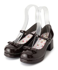 ESPERANZA / エスペランサ パンプス | リボン付きラウンドストラップパンプス