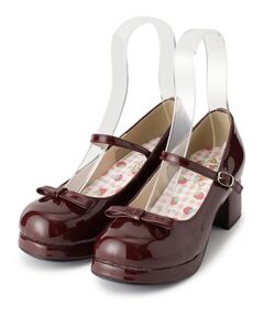 ESPERANZA / エスペランサ パンプス | リボン付きラウンドストラップパンプス