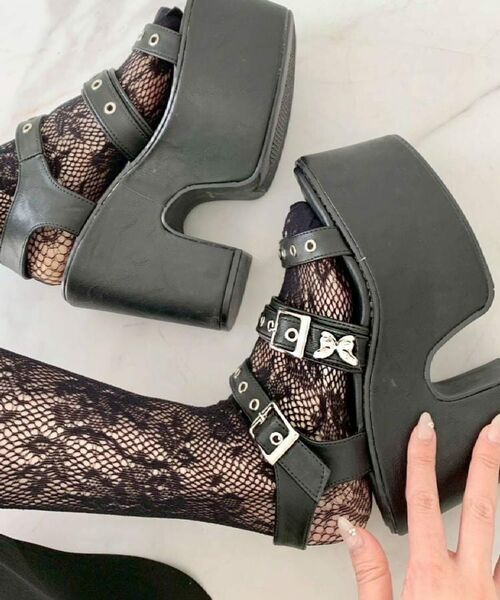 ESPERANZA / エスペランサ サンダル | 厚底バタフライ付ベルトサンダル | 詳細18